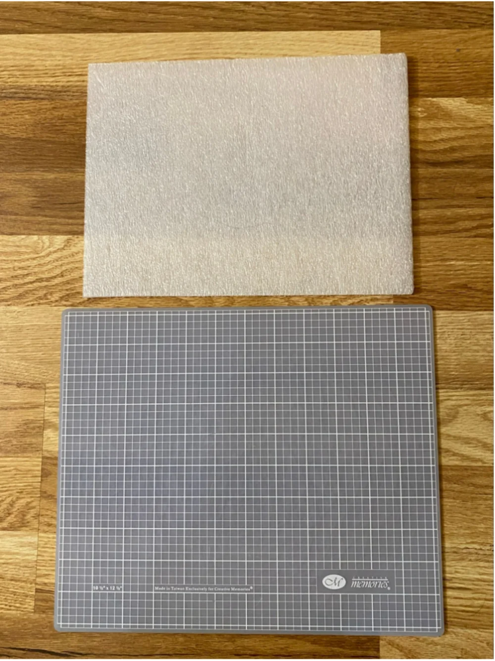 Creative Memories Arts & Crafts Cutting Mat One Size Grey White